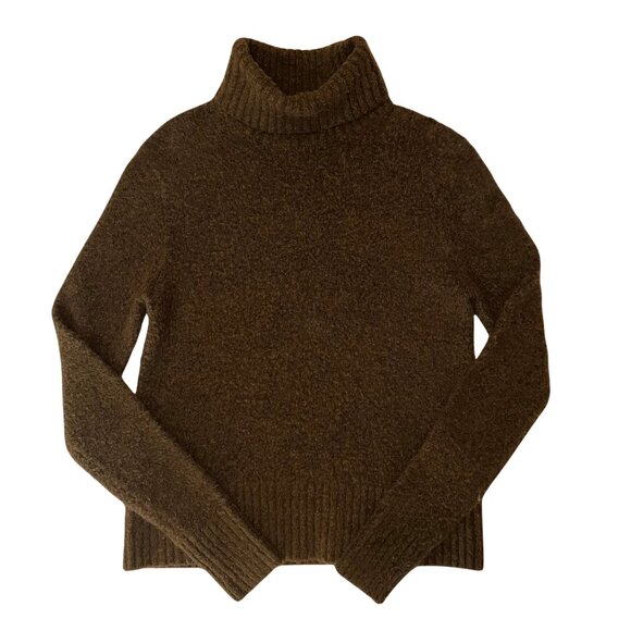 Knit Turtleneck Sweater • Brown • US Small - Picture 1 of 10